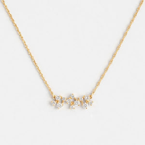 Commute Shiny Flower Necklace