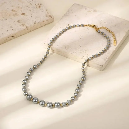 Classic Style Round Necklace - Diatoms