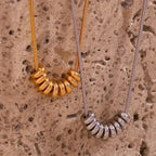 Luxy Dainty Circle Necklace - Diatoms