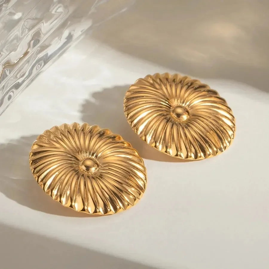 Luxy Disc Ear Studs - Diatoms