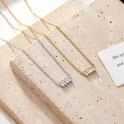 Diamond Studded Necklace - Diatoms