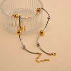 Luxy Round Dual Color Necklace - Diatoms