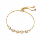 Diatoms Sparkling Diamond Adjustable Bracelet