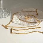 Luxy Rolo Necklace Cum Bracelet - Diatoms