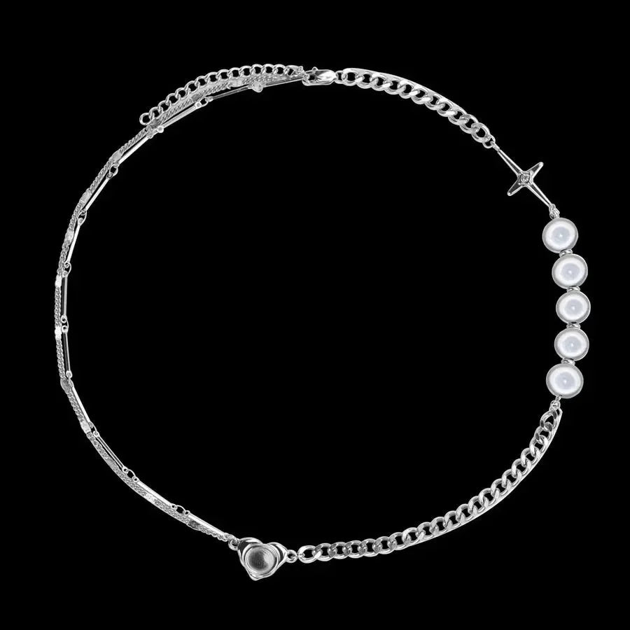 Diatoms Hip-Hop Solid Color Unisex Necklace - Diatoms