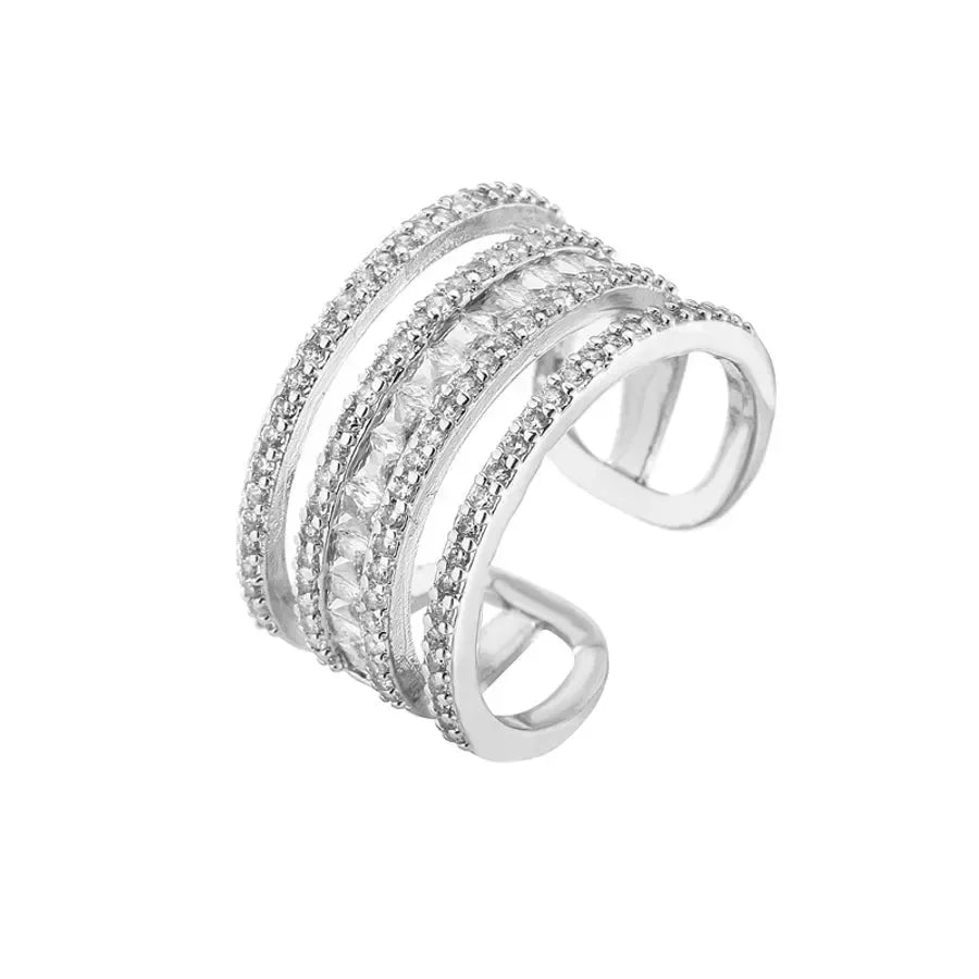 Romantic Rebel Open Ring - Diatoms