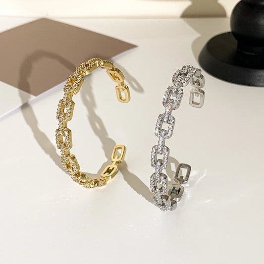 Sparkling Link Chain Bracelets