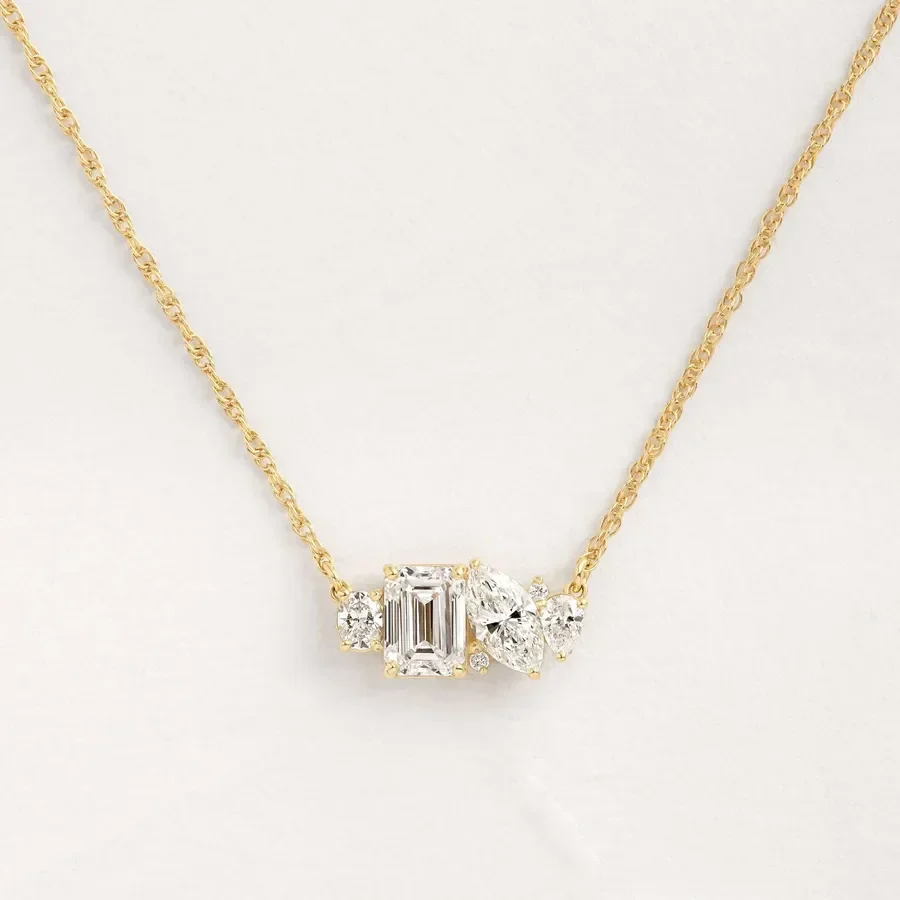 Shiny Necklace - Diatoms