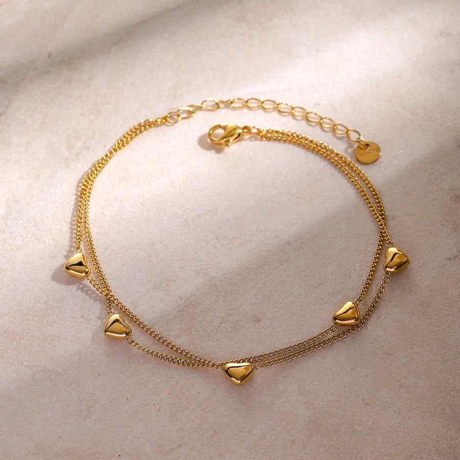 Luxy Double Layered Anklet