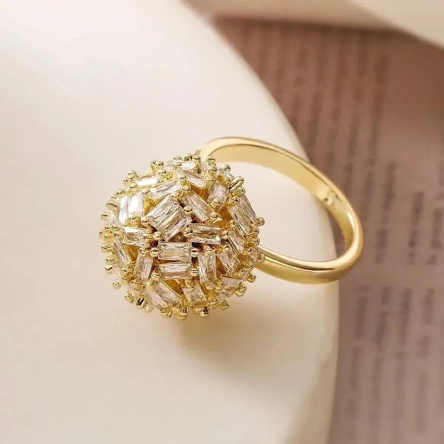 Flowy Fancy Open Rings - Diatoms