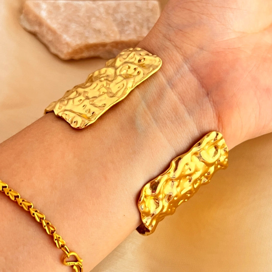 Irregular Hammered Bracelet