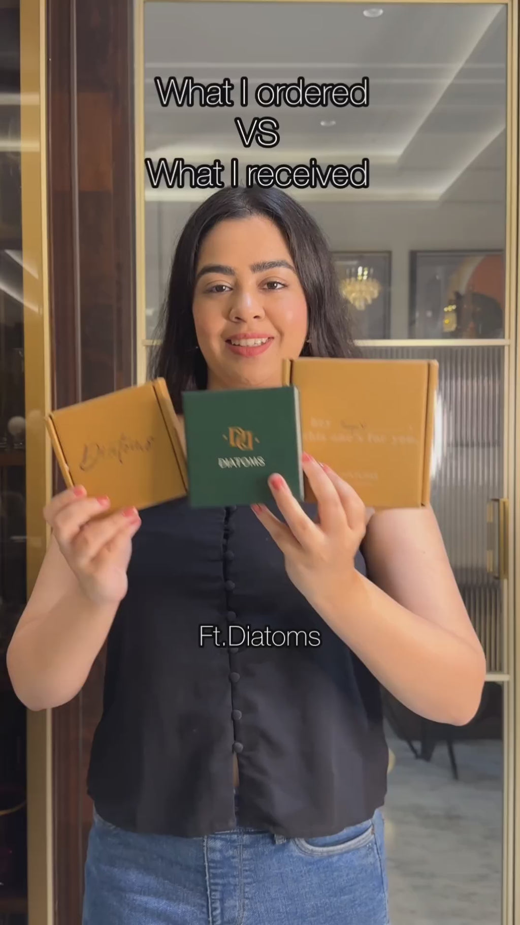 Luxe Loom Gold Hoop Earrings