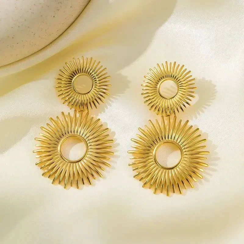 Nature Artistry Chunky Earrings - Diatoms