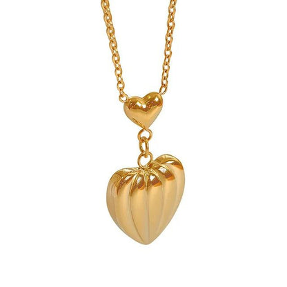 Luxe Heartfelt Gold Necklace