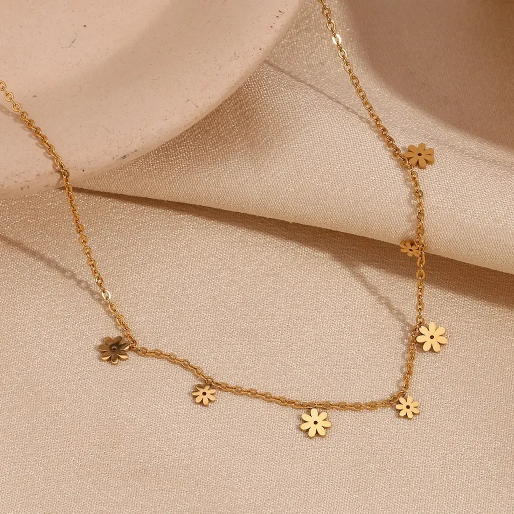 Floral Crush Necklace - Diatoms