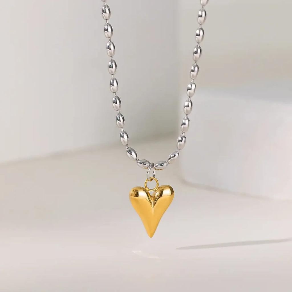Sleek Love Pendant - Diatoms