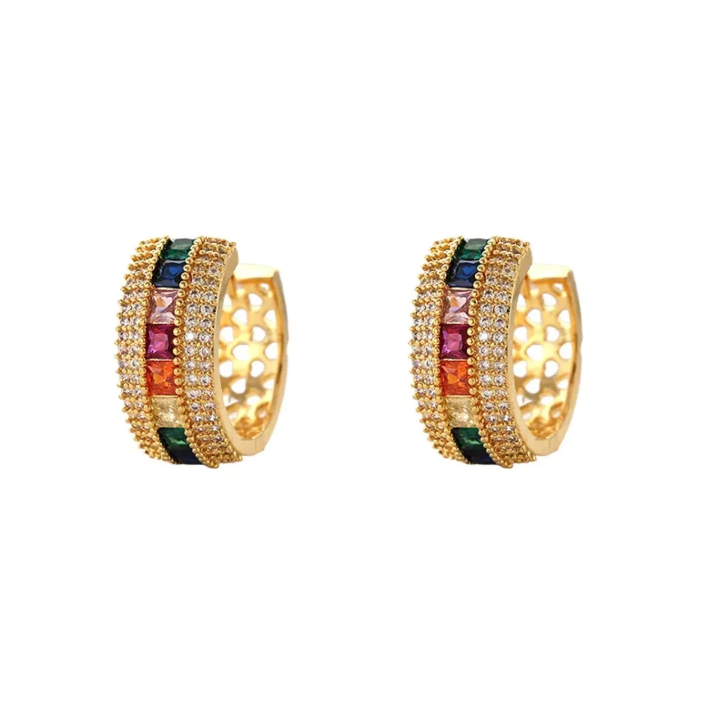 Vintage Style Hoop Earrings