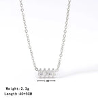 Diamond Studded Necklace - Diatoms