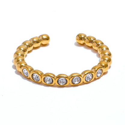 Tiny Twinkle Open Adjustable Ring