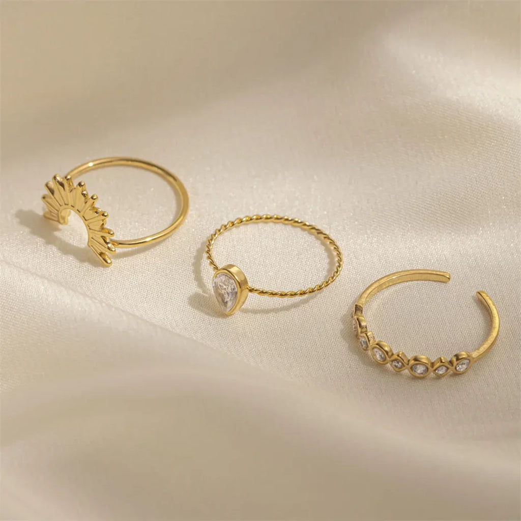 The Tiny Trio 3 Ring Set