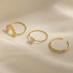 The Tiny Trio 3 Ring Set