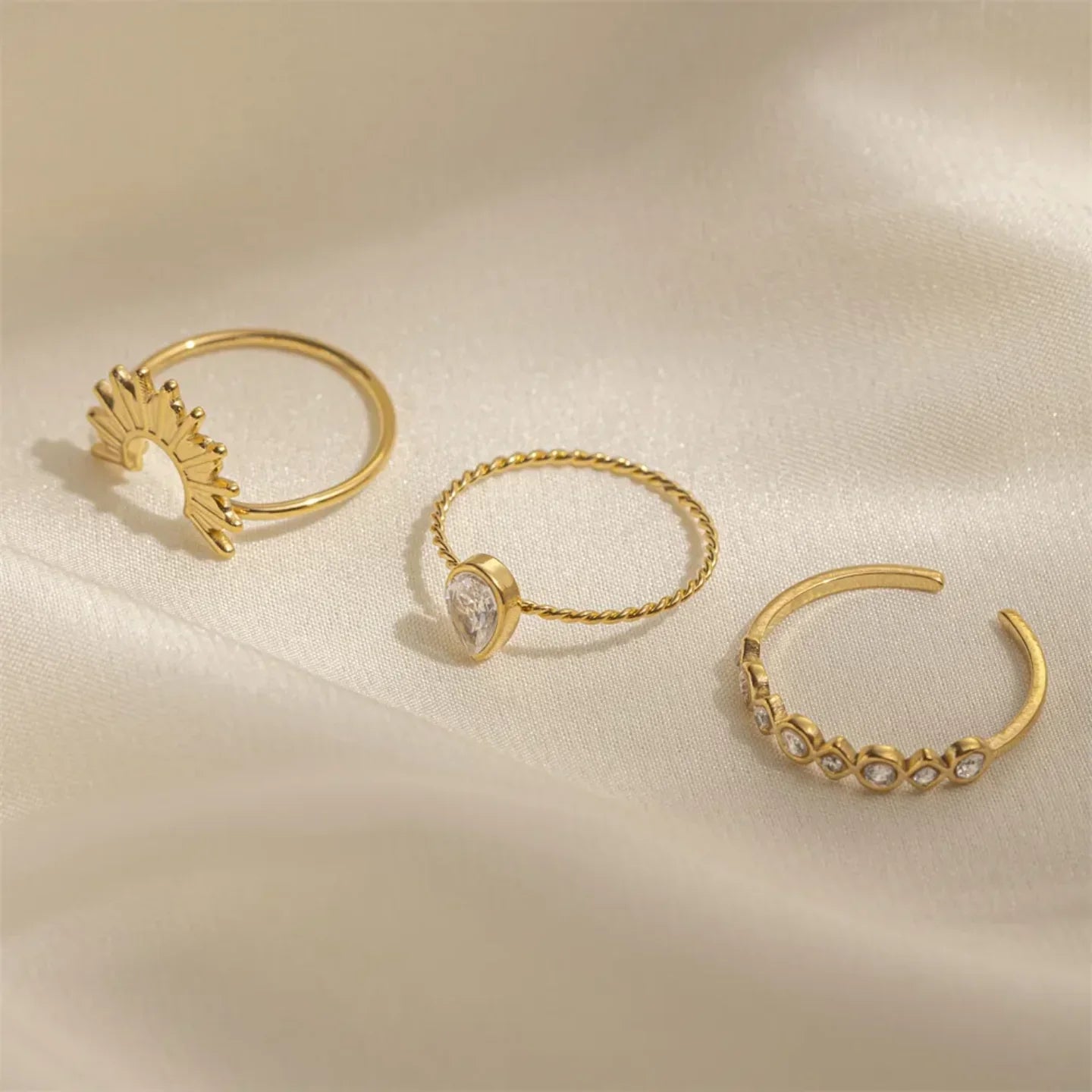 The Tiny Trio 3 Ring Set