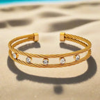 Luxe Diamond Link Bracelet - Diatoms