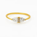 Minimal Classic Diamond Ring - Diatoms