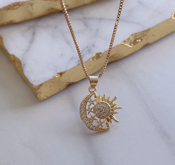 Golden Eclipse Necklace