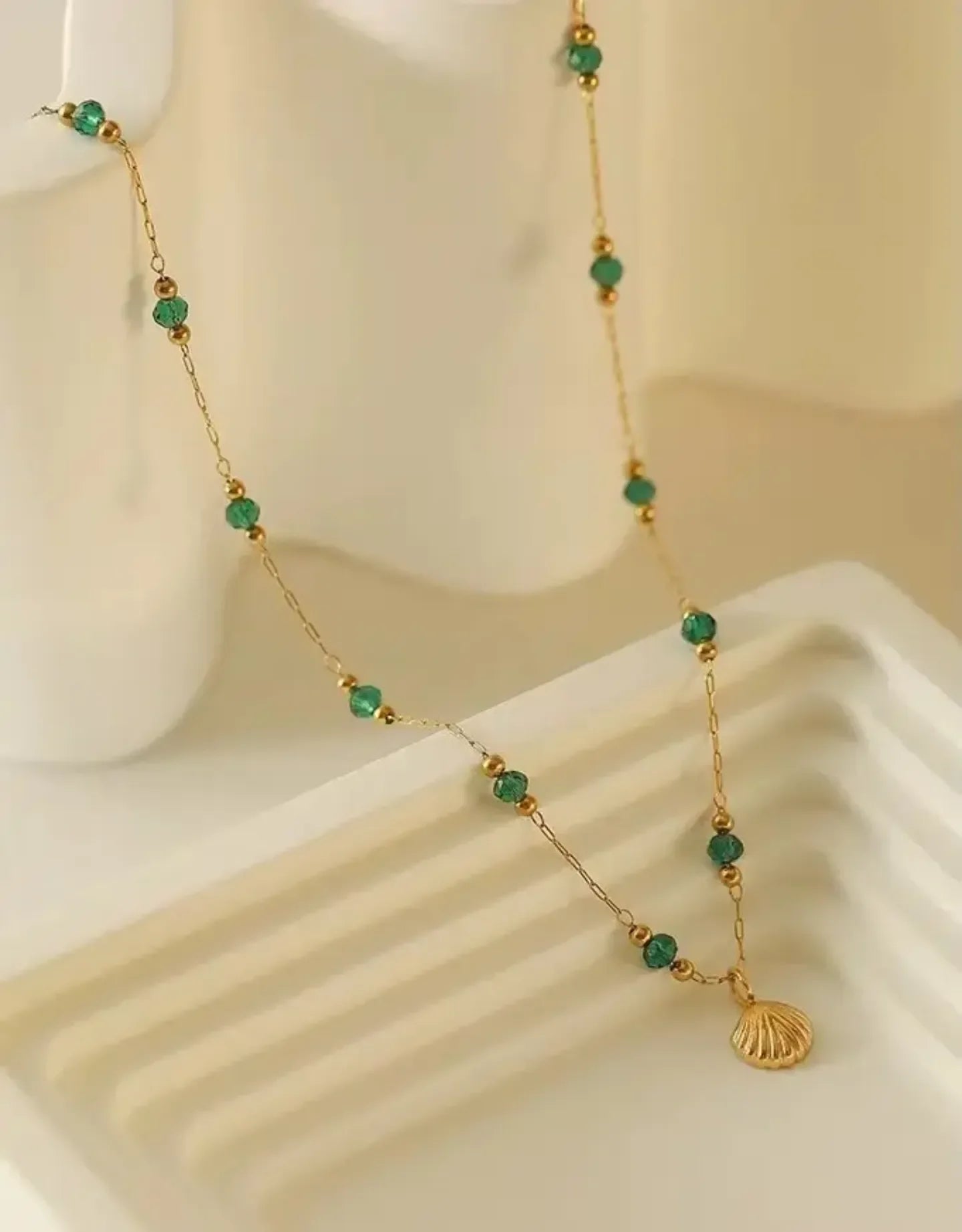 Luxy Shell Necklace & Bracelet - Diatoms
