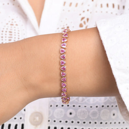 Heart Shape Bracelet - Diatoms