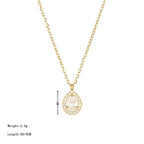 Water Droplets Diamond Necklace
