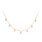 Luxe Multi Round Cubic Zirconia Necklace - Diatoms