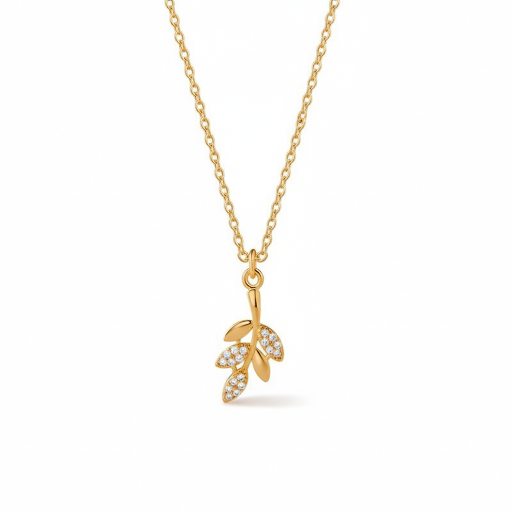 Chic Leaf Shaped Necklace