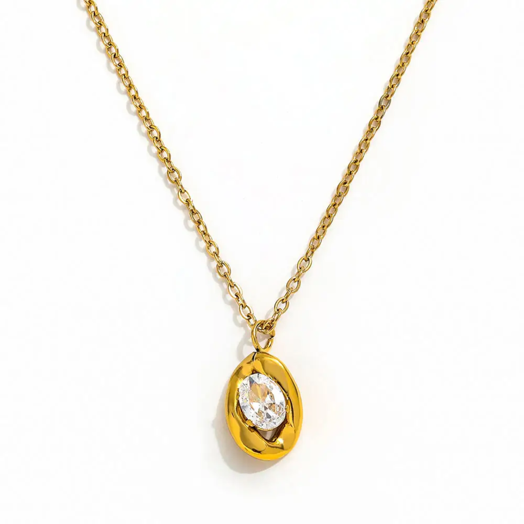 Lumina Water Droplet Necklace