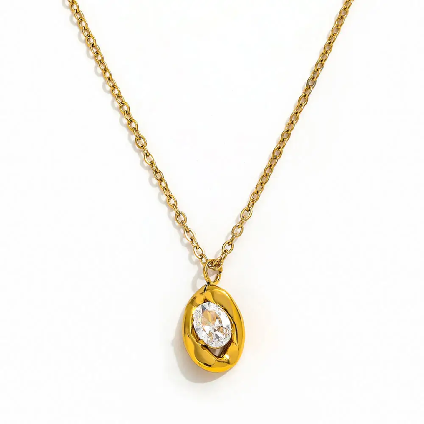 Lumina Water Droplet Necklace