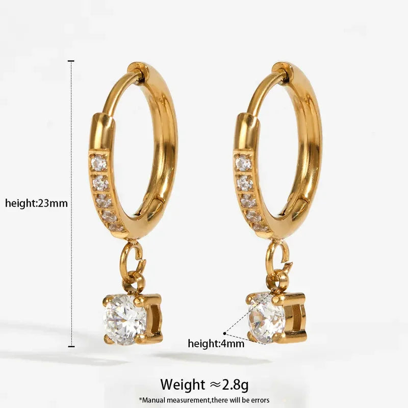 Simple Round Earrings