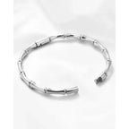 Bamboo Dreams Silver Bracelet - Diatoms