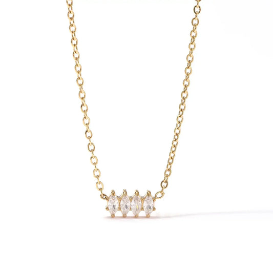 Diamond Studded Necklace - Diatoms