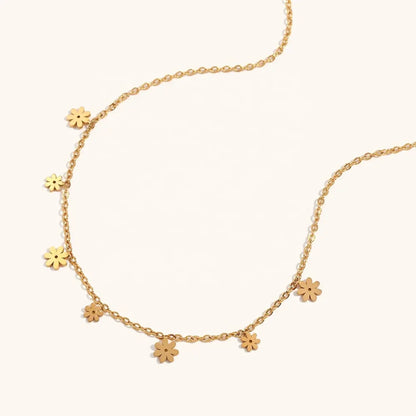Floral Crush Necklace - Diatoms