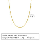Gold Beaded Double Layered Necklace