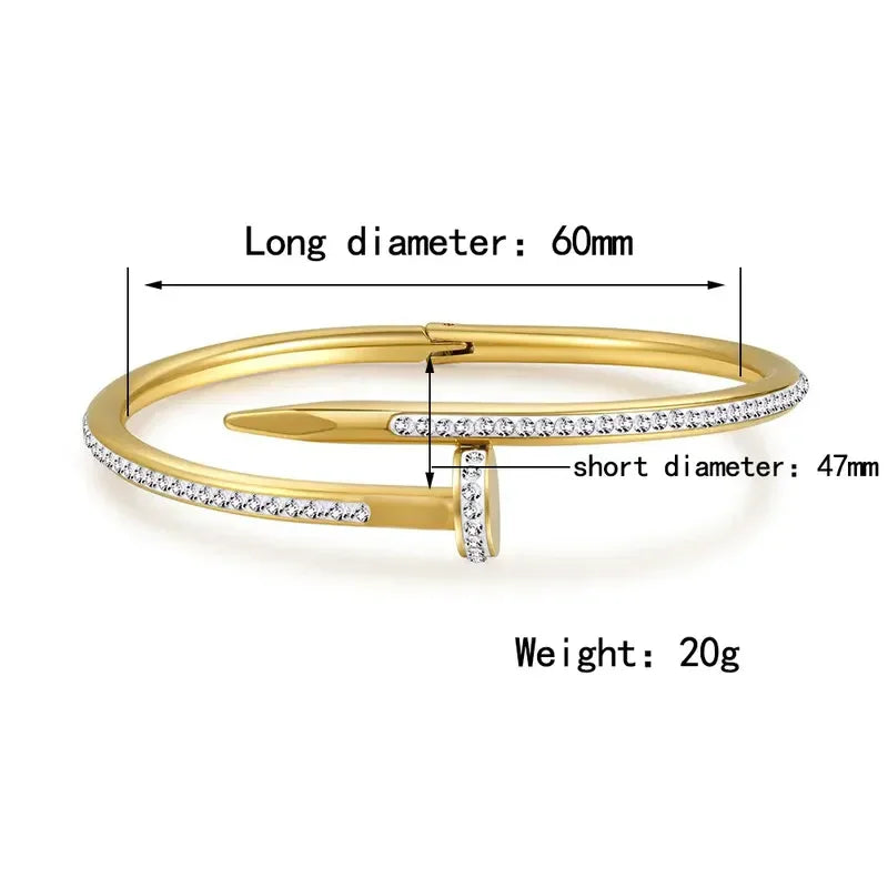 Nail Diamond Bracelet - Diatoms