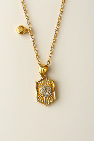 Luxe Gold Sun Ray Necklace