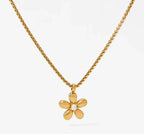 Diatoms Floral Shaped Necklace