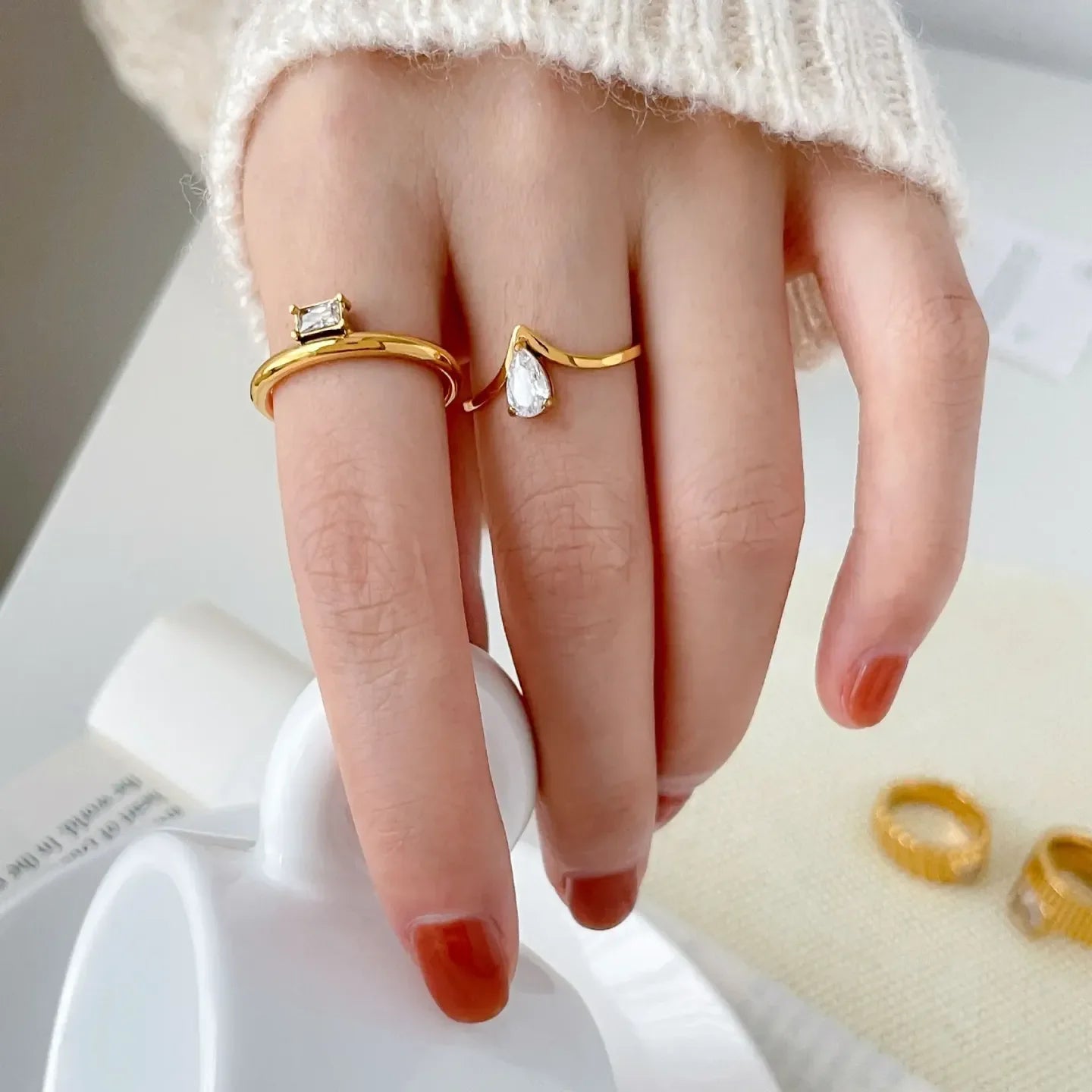 Luxy Diamond Ring - Diatoms