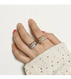 Global Glam Open Rings - Diatoms