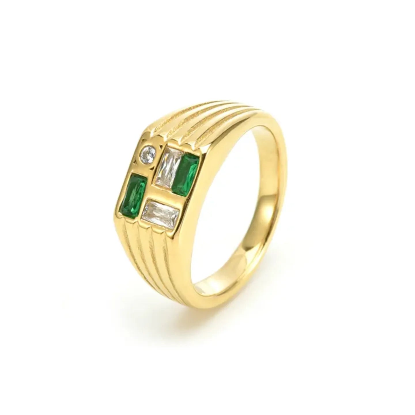Retro Geometric Dainty Rings - Diatoms