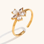 Floral Bloom Rings - Diatoms