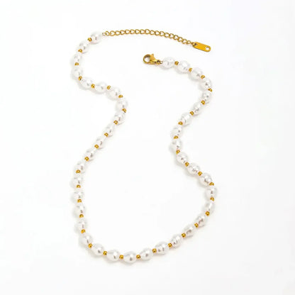 Classic Style Round Necklace - Diatoms