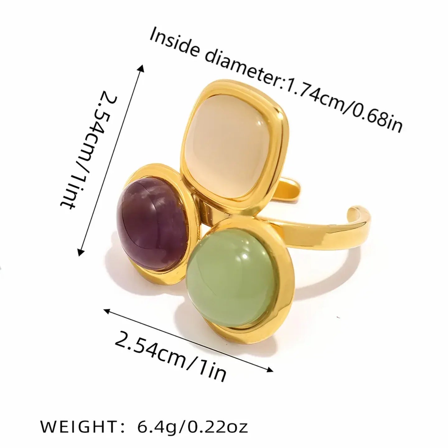 Retro Vintage Style 2.0 Adjustable Ring